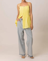 Line And Dot - Calisto Braided Strap With Beads Top