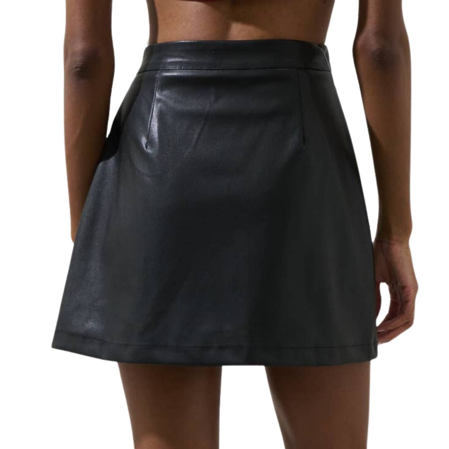 Sugarlips - Anisa Leather Calera Mini Skirt
