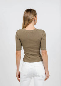 Citizens Of Humanity - Nali Short Sleeve Henley Tee