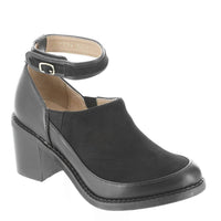 All Black - Women's Little Buckle Shootie