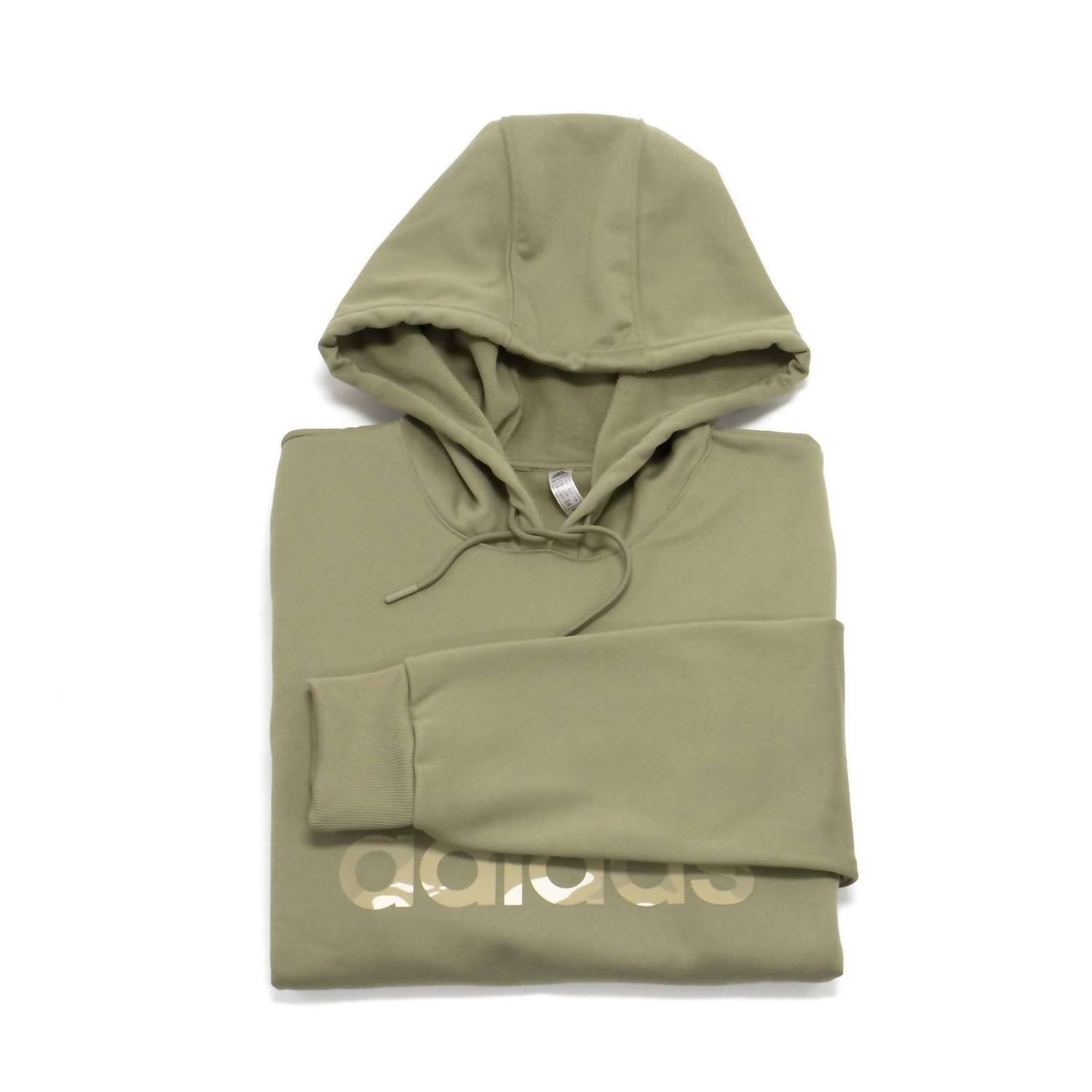 adidas Men's Camo Logo Fill Basketball Hoodie in orbit green - men's shirt - alternate view
