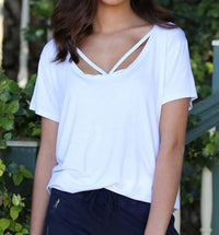 Nostalgia - White Short Sleeve