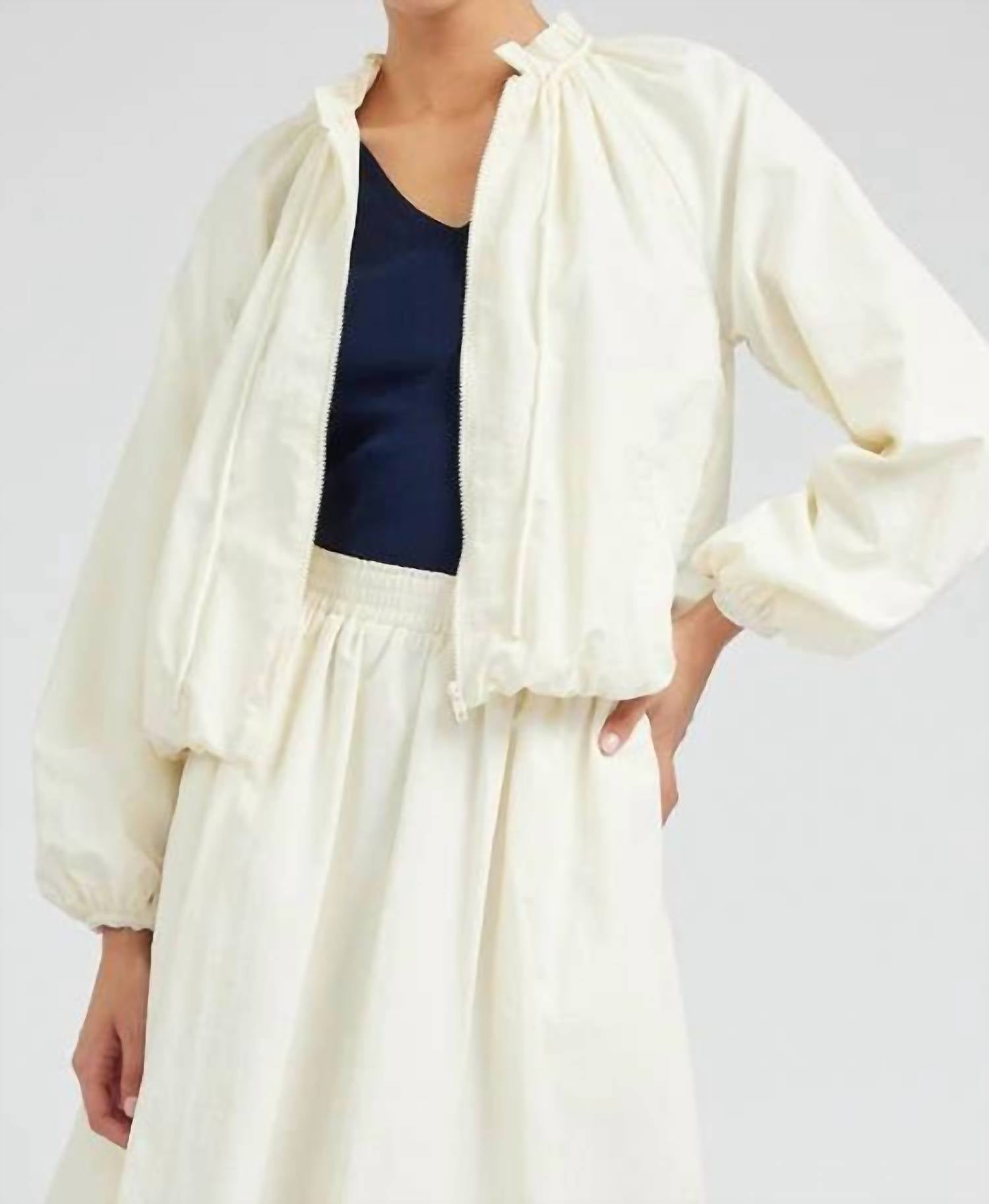 Current Air - Bubble Hem Bomber Jacket