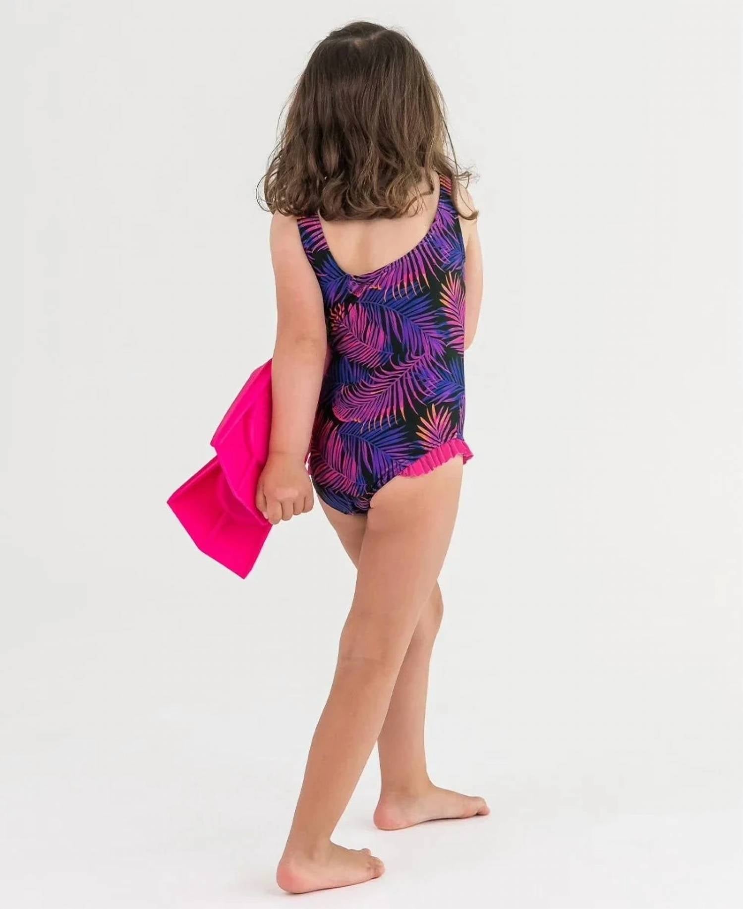 Rufflebutts - Tie Shoulder One Piece Swimsuit