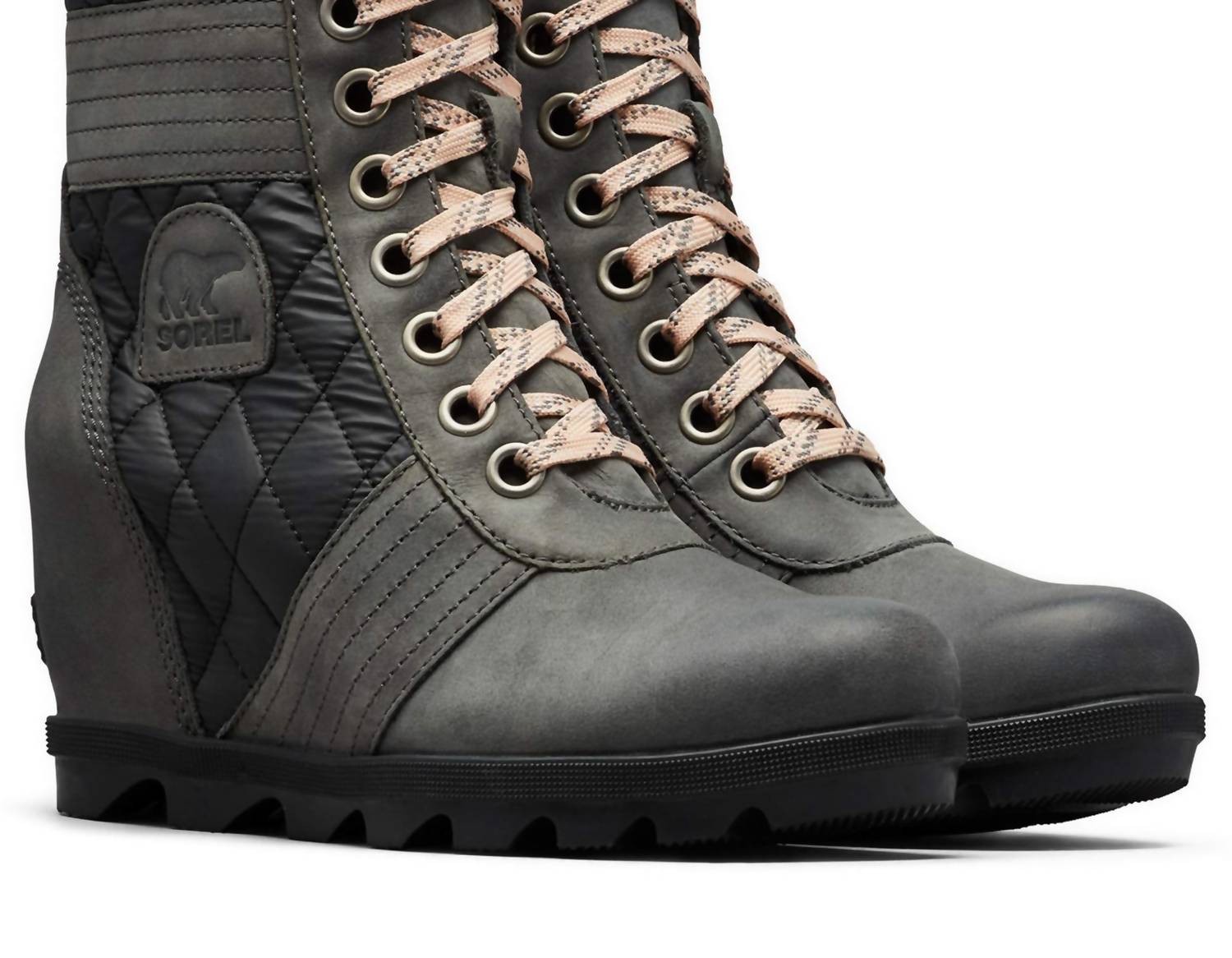 SOREL Women's Lexie Wedge Booties in dark slate - women's shoe - view 6