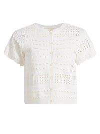 Ulla Johnson - Abriana Eyelet Knit Cardigan