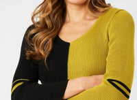 Angel Apparel - V-neck Ribbed Sweater