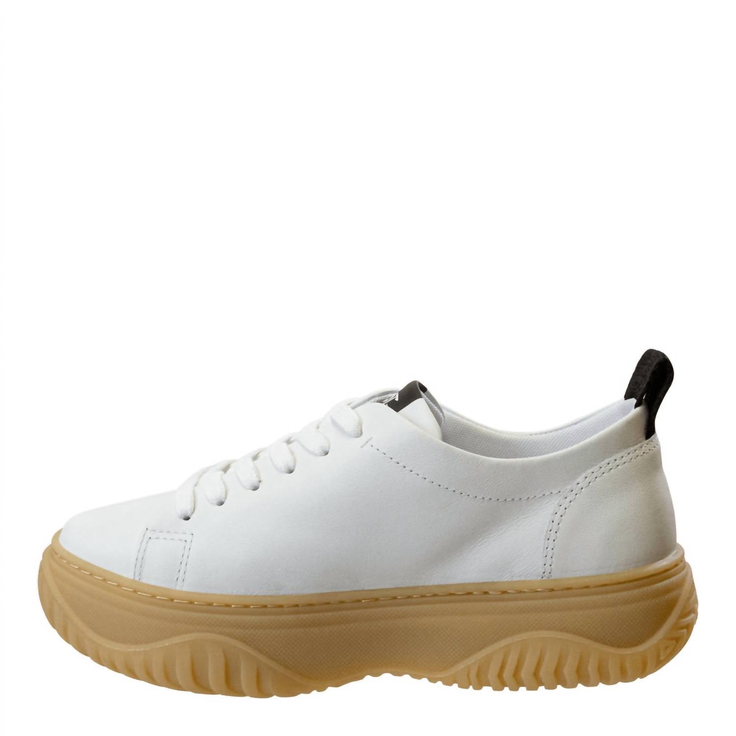 OTBT Women's Pangea Court Shoes in white - women's sneaker - detail view
