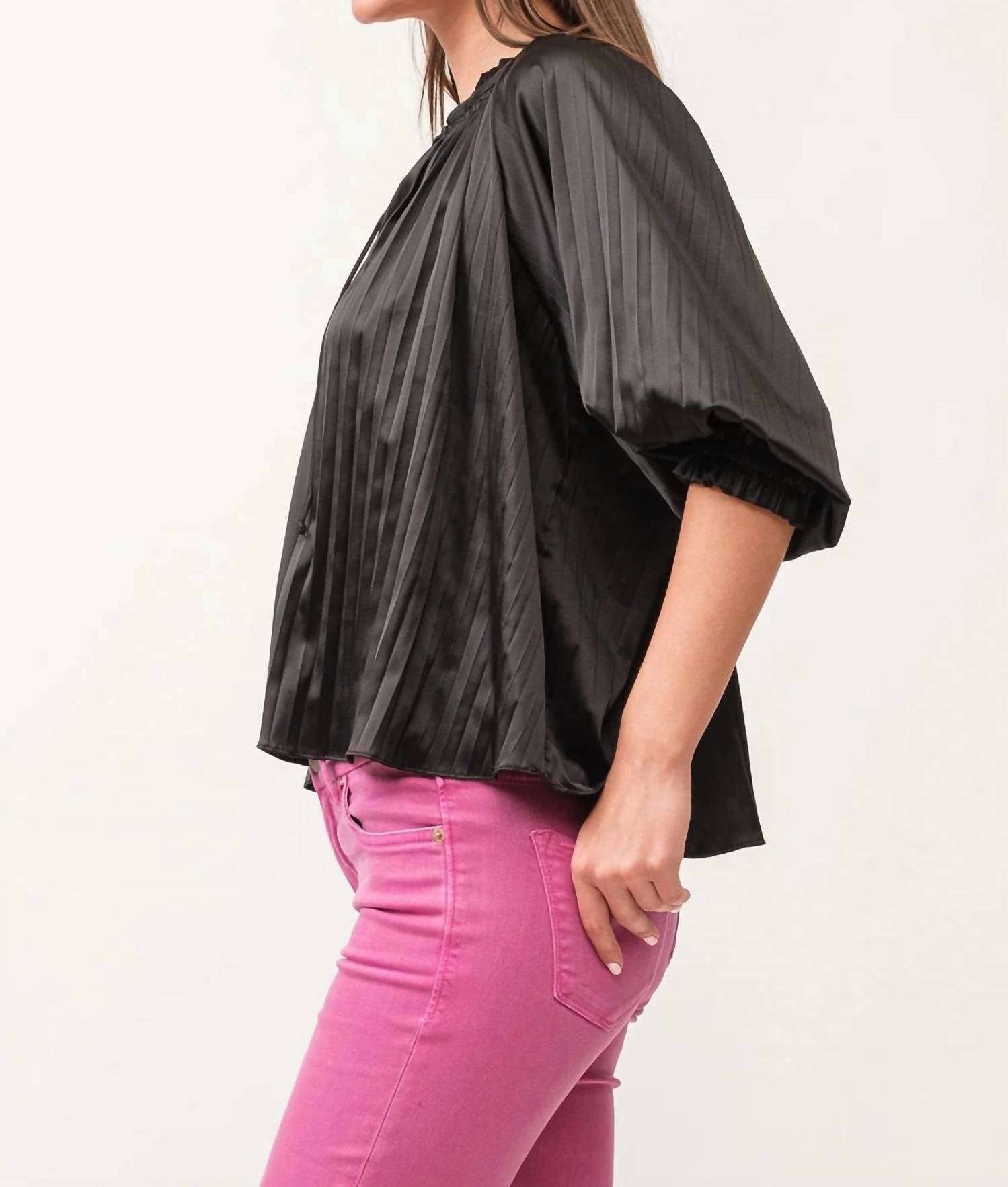 Dear John Denim - Anais 3/4 Sleeve Silk Top