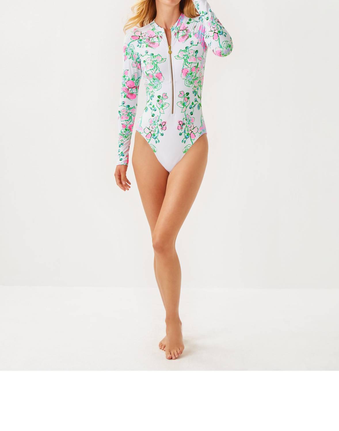 Lilly Pulitzer - Upf 50+ Randee Rashguard One Piece Swimsuit