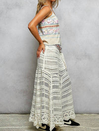 Pol - Cyprus Crochet Maxi Skirt