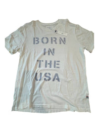 SOL ANGELES Women's Born In Usa Tee in usa tee in white - women's t-shirt