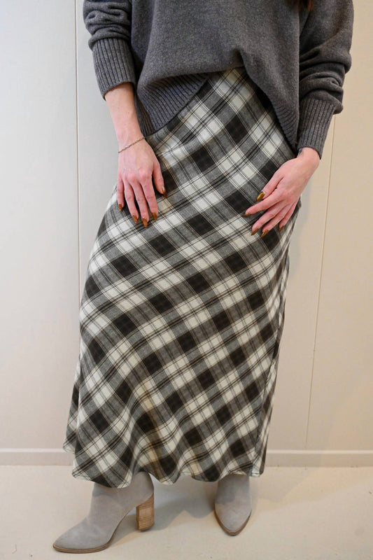Z Supply - Women's Grand Avenue Plaid Flannel Midi Skirt