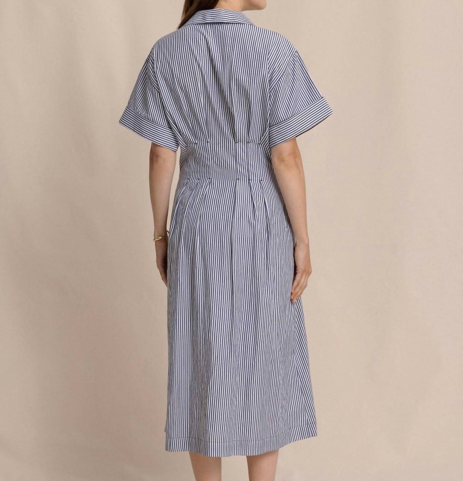 Southern Tide - Bobbie Tucked Waist Shirt Dress