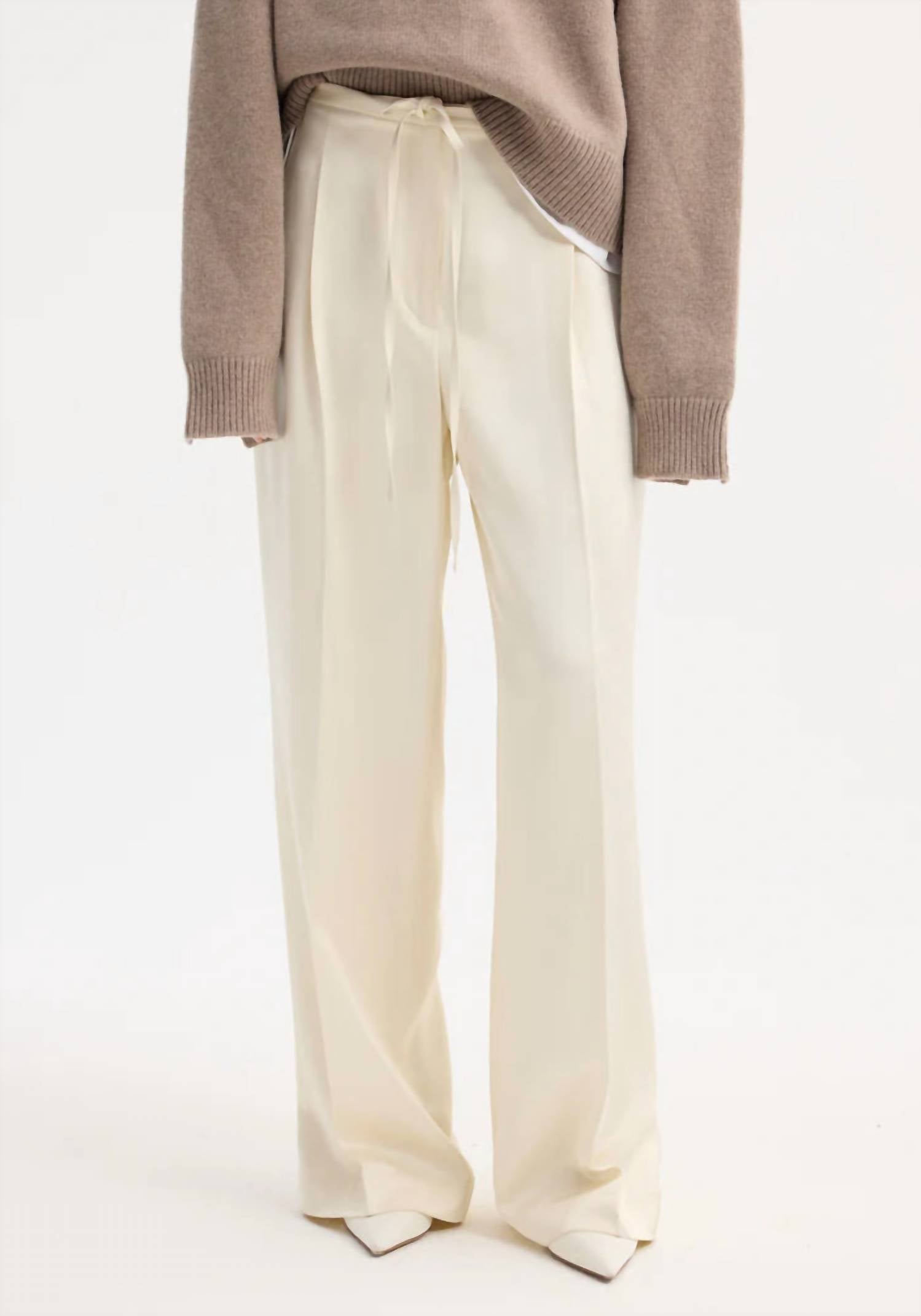 Rohe - Relaxed Drawstring Satin Trousers