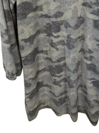 Carole Christian Women's Soft Fleece Dress in camo - women's dress - detail view