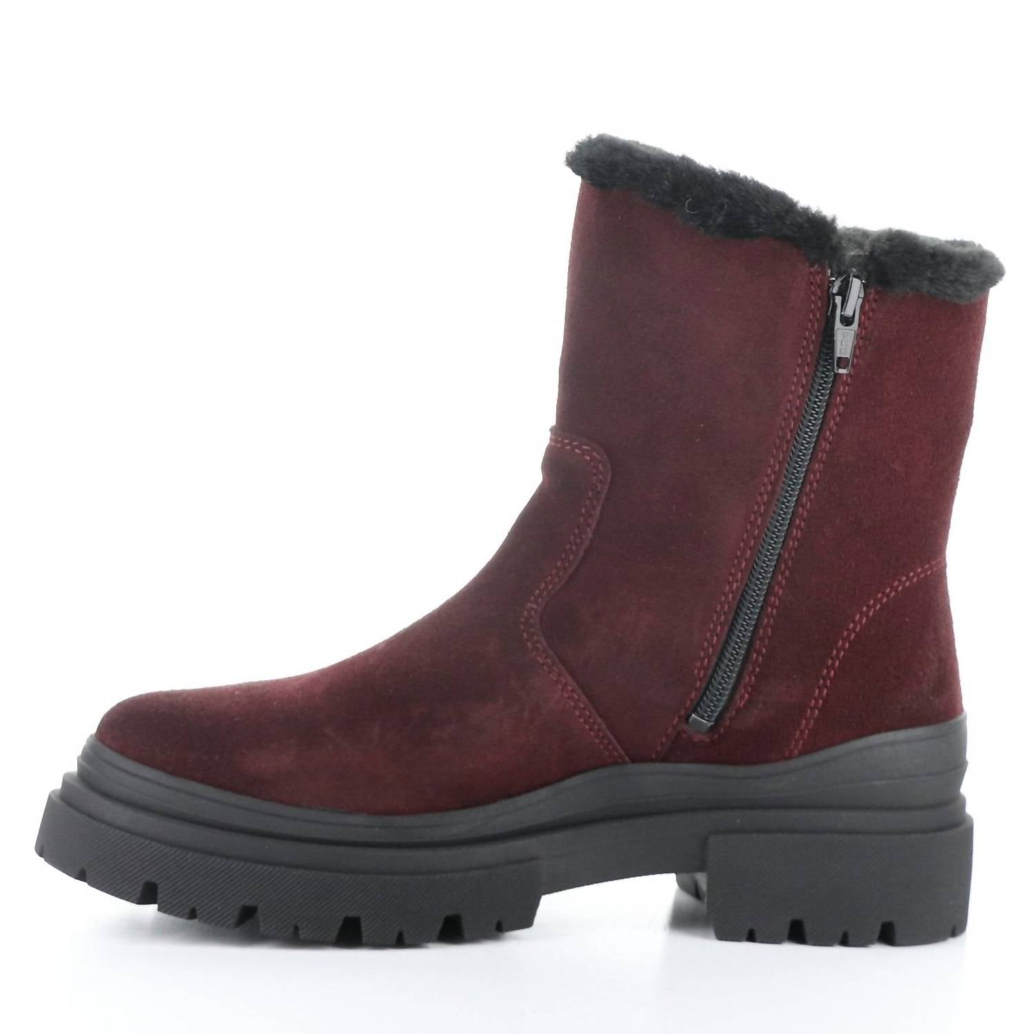 Bos. & Co. Women's Rocky Boots in mulberry black - women's shoe - alternate view