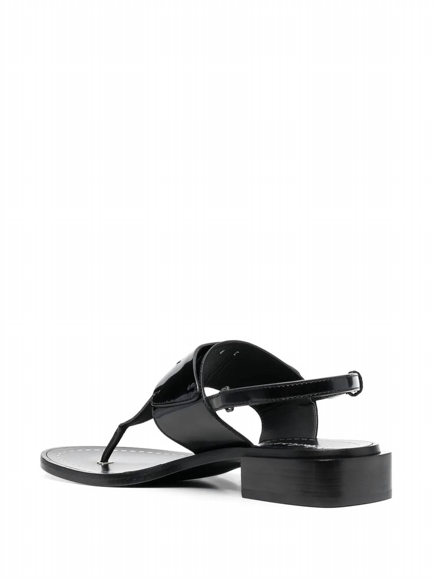 Salvatore Ferragamo - Women's Logo-plaque Detail Thong Sandals
