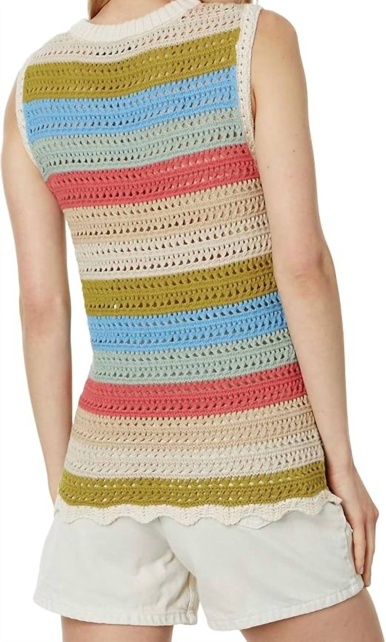 Pendleton - Stripe Sweater Tank Top