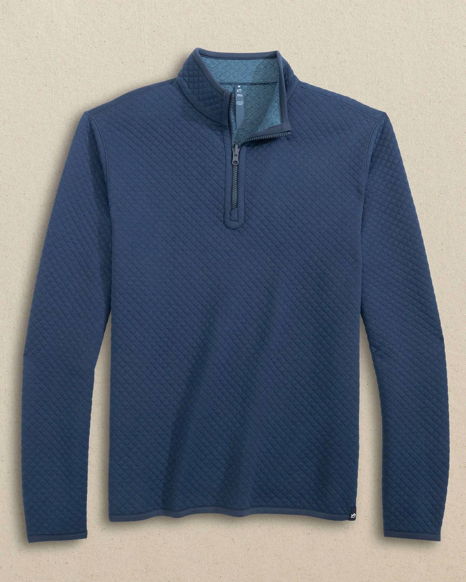 Southern Tide - Men's Oak Island Reversible Quarter Zip Top