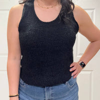 Jade By Jane - Women's Solid Sweater Tank Top