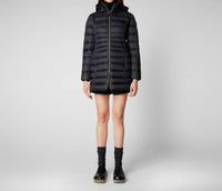 Save The Duck - Reese 3/4 Hooded Puffer Coat