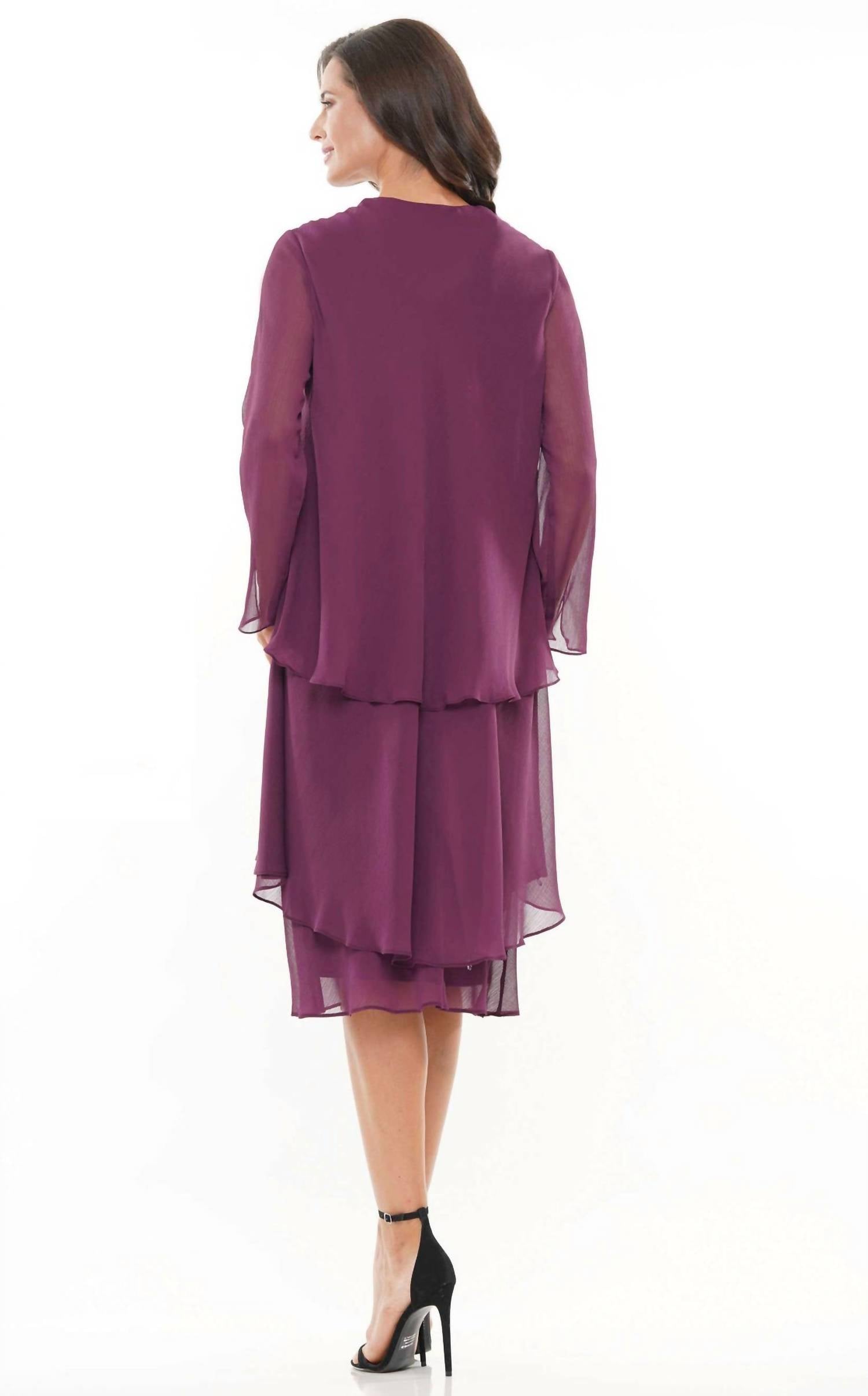 Marsoni By Colors - V-neckline Midi Dress