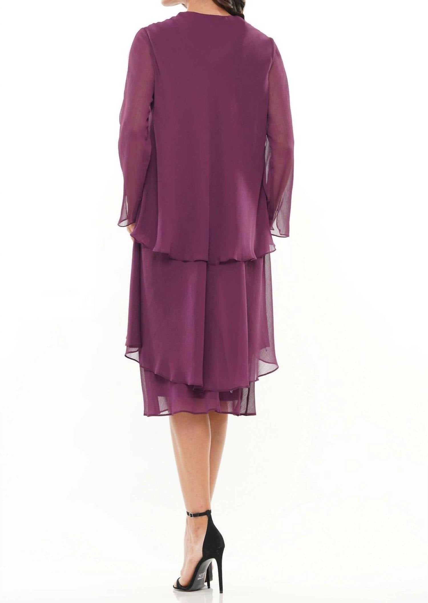 Marsoni By Colors - V-neckline Midi Dress