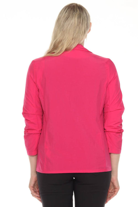 Joseph Ribkoff - Open Front Nylon Blazer Jacket