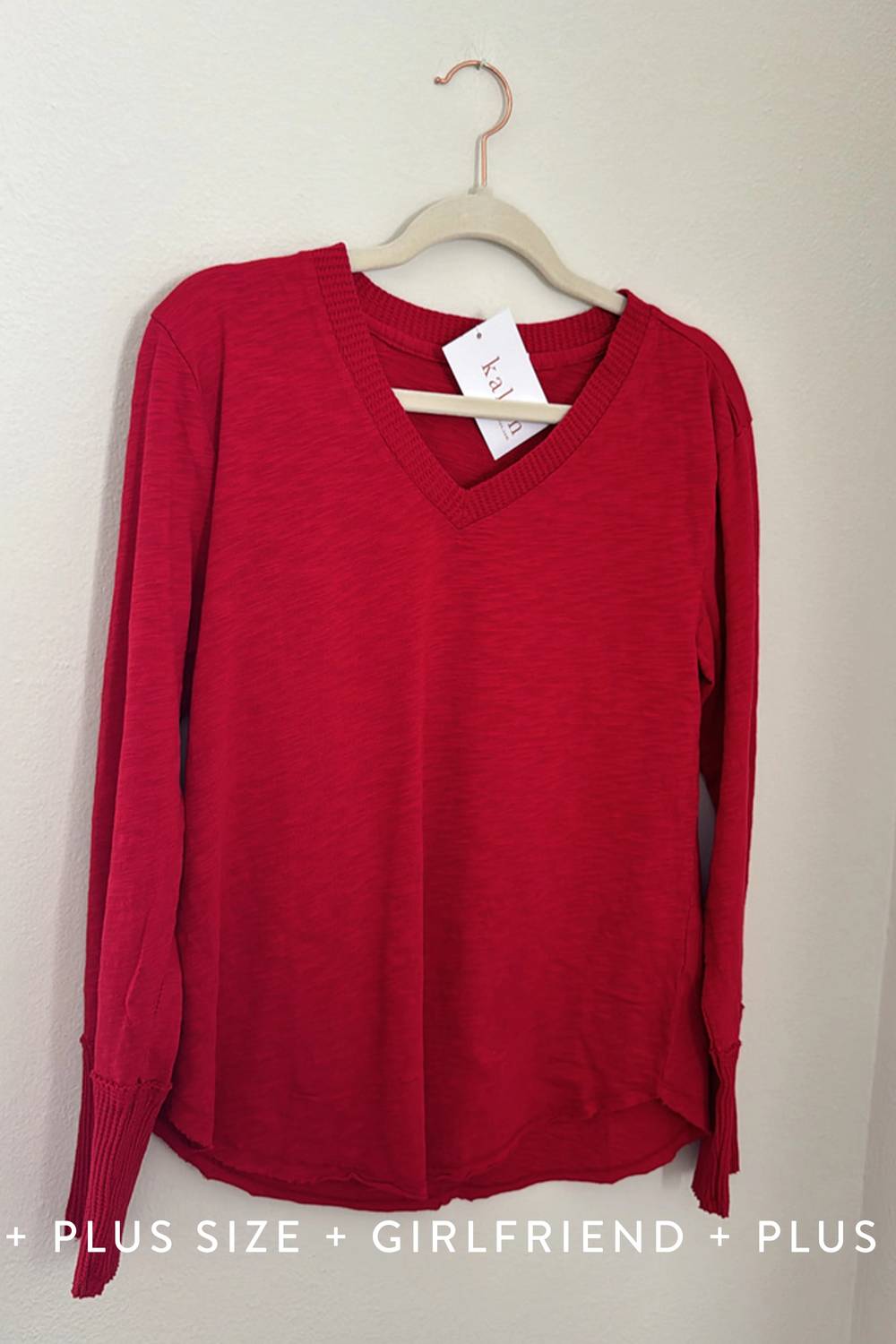 Mododoc - Women's Long Sleeve Waffle Top