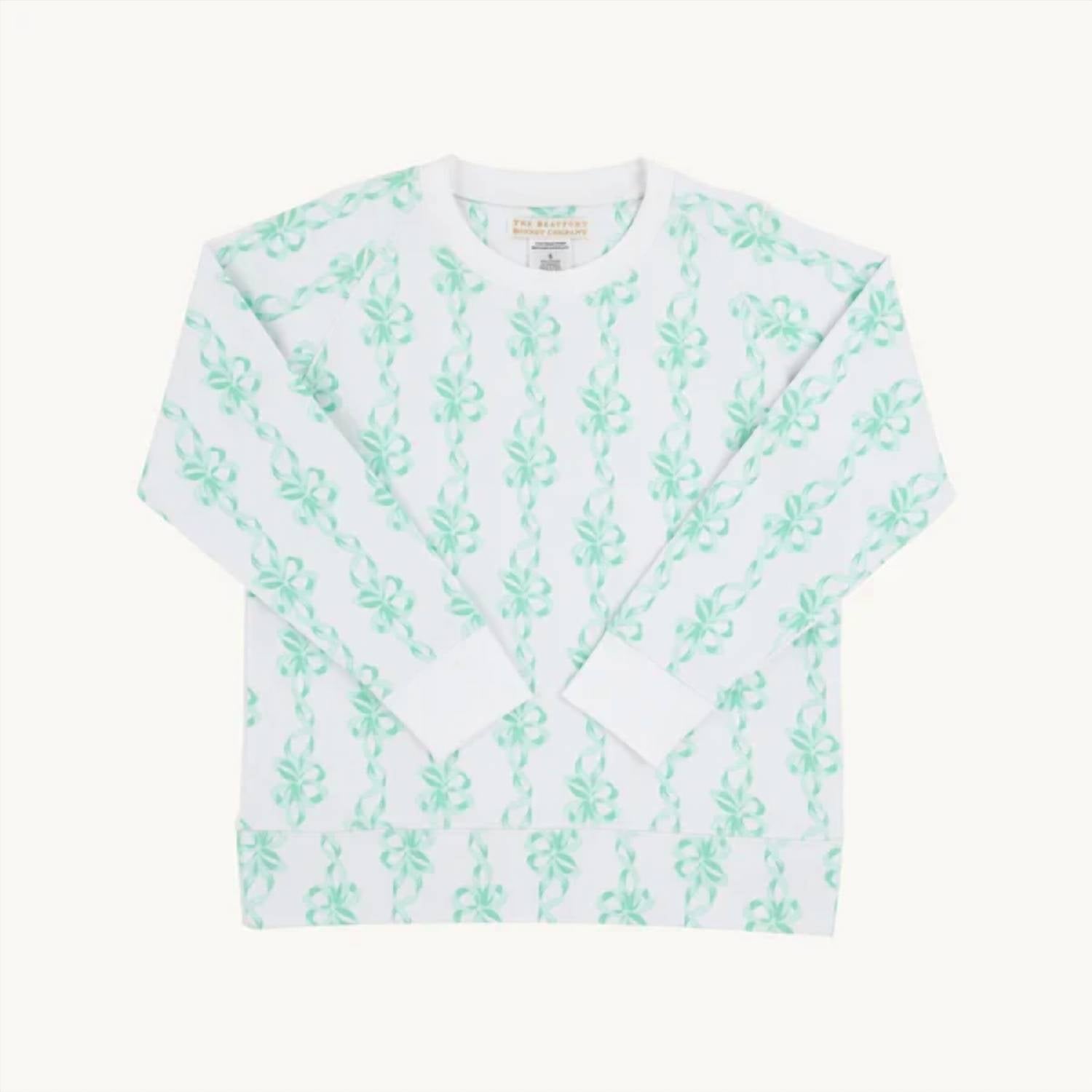 The Beaufort Bonnet Company - GIRLS' CASSIDY COMFY CREWNECK TOP