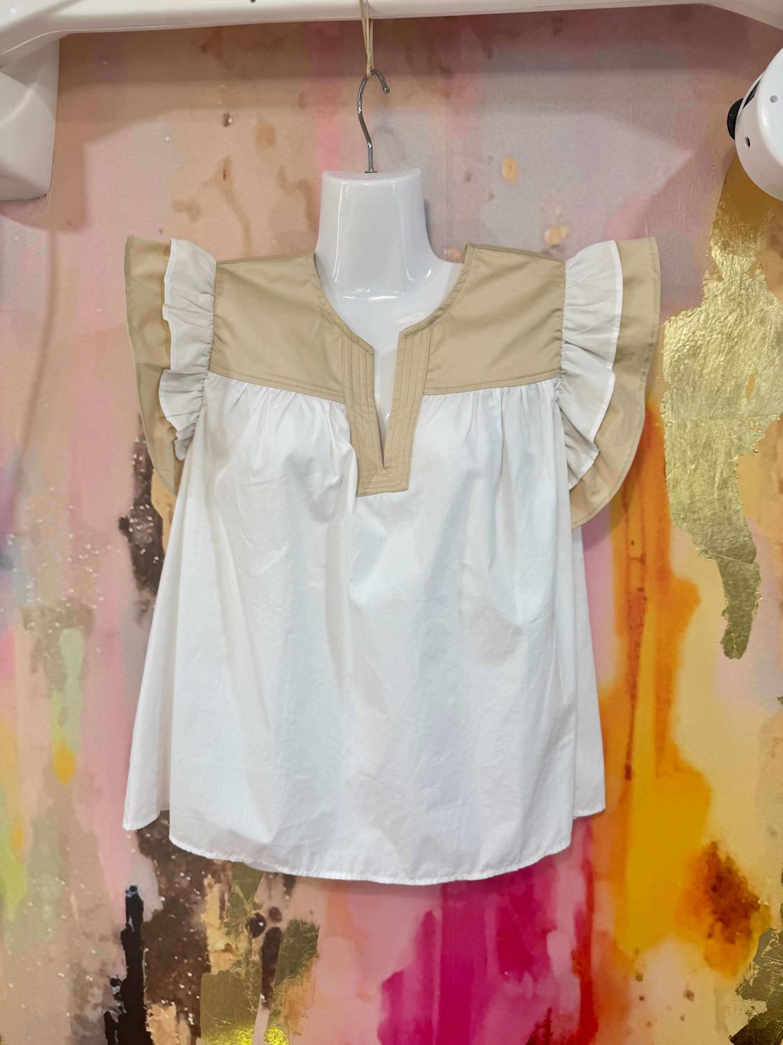 Strut & Bolt - Marah Ruffle Sleeve Top