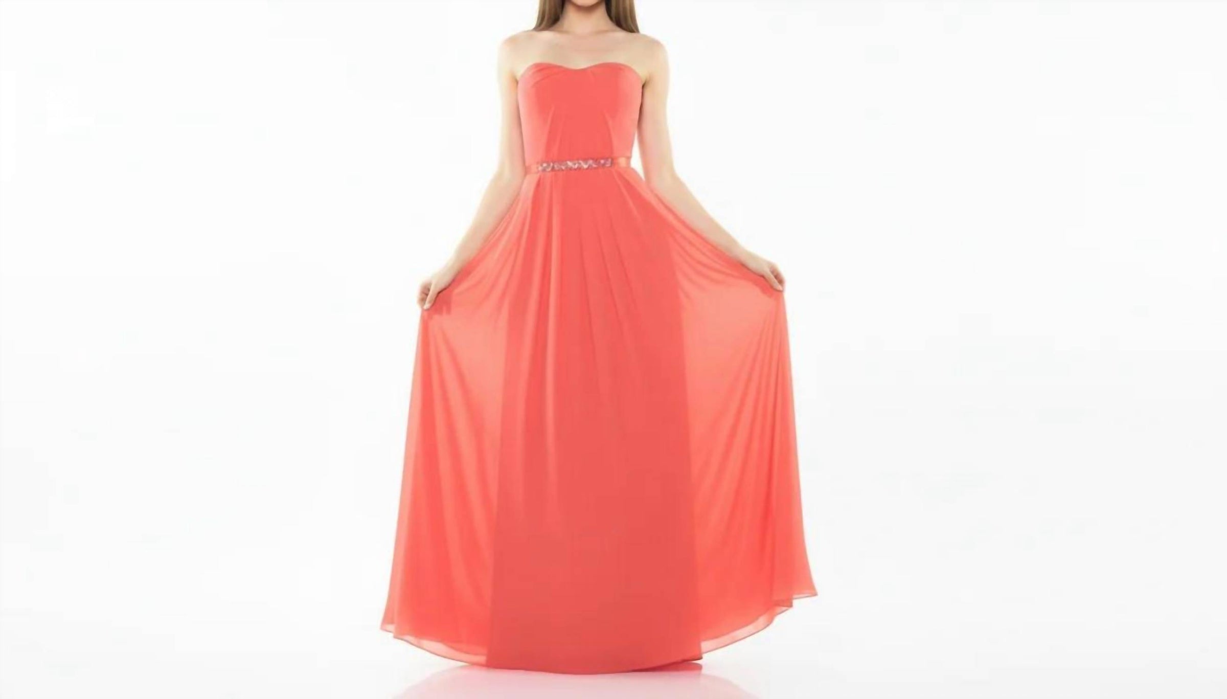 Last Dress - Radiant Elegance Strapless A-line Gown