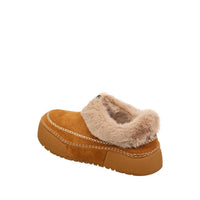 Antelope Women's Shearling Lined Moccasin Slippers in cognac - women's shoe - view 4