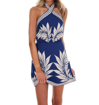 Mable - Women's Palm Cove Halter Mini Dress