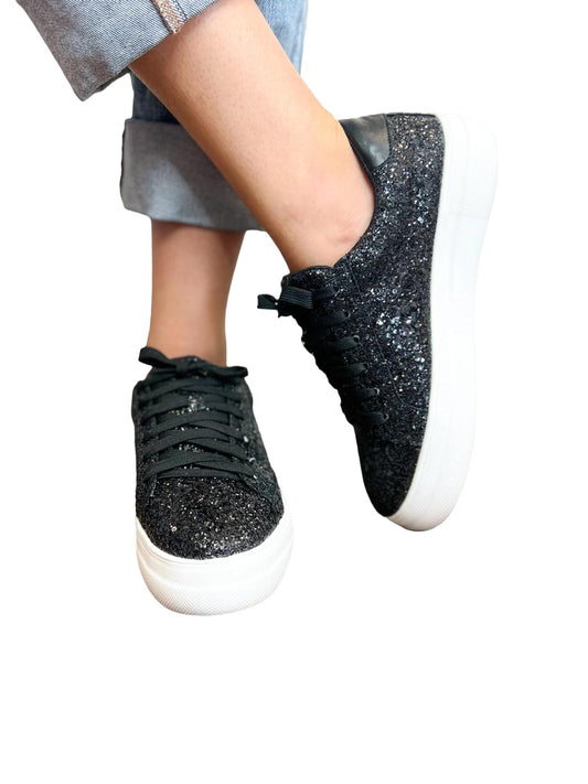 Glaring Chunky Glitter Sneakers