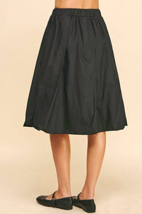 Pinch - Bubble Hem Knee Skirt