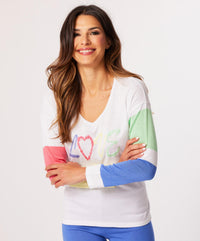 French Kyss - V-neck Love Top