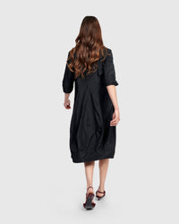 ALEMBIKA Alanis Shirt Dress in mix - women's dress - detail view