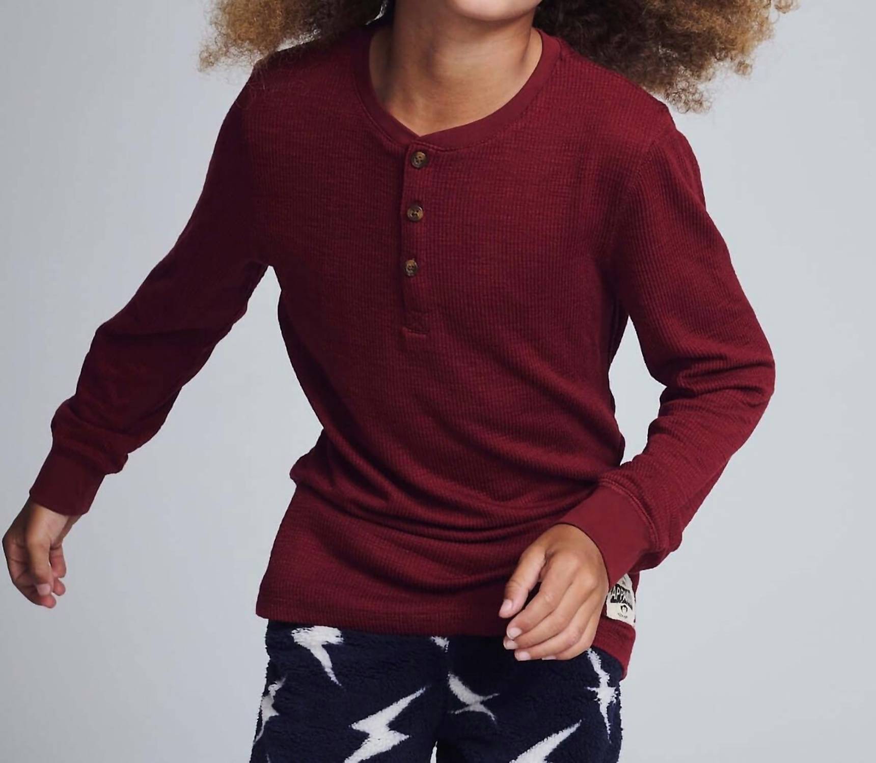 Appaman - Kid's Craftsman Thermal Henley Top