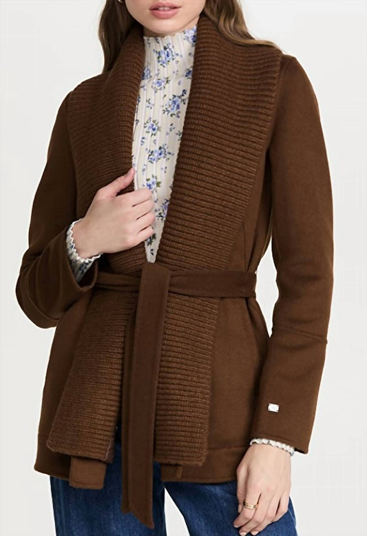 GABBY FITTED WOOL COAT