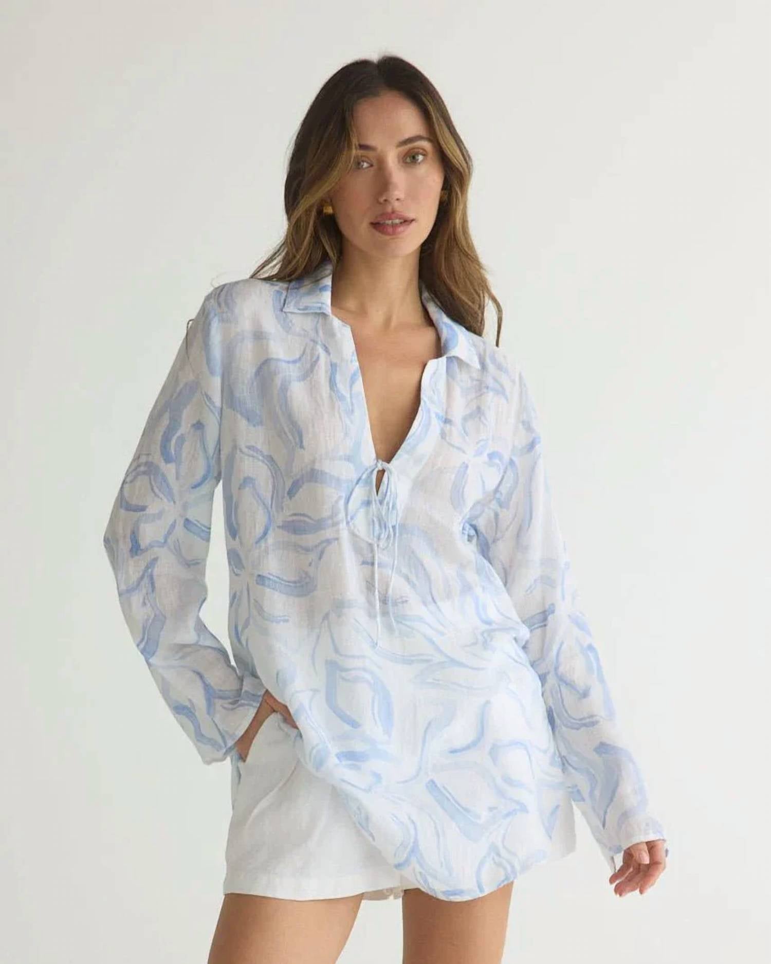 Bella Dahl - Tie Front Tunic