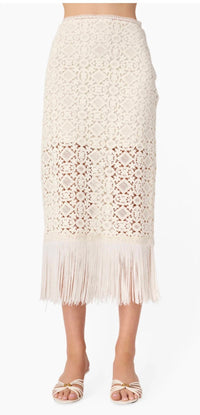 Cami Nyc - VENEZIA CROCHET MIDI SKIRT
