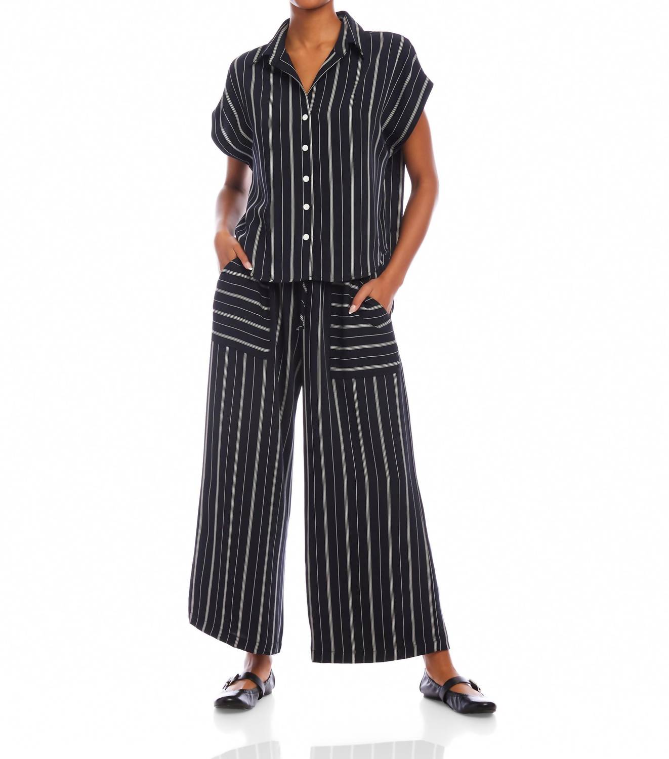 Fifteen Twenty - Colette Button Up Top