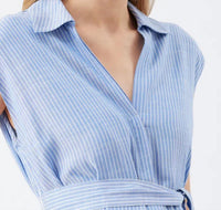 Ripe - Abby Stripe Shirt Dress -Maternity