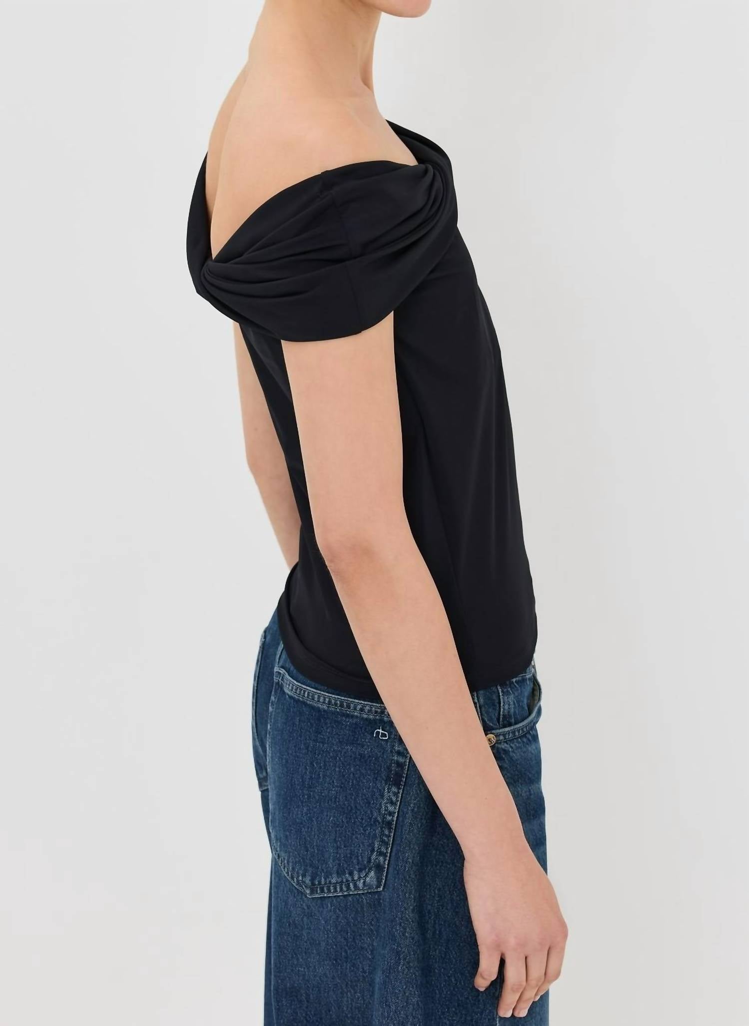 Rohe - Asymmetrical Off Shoulder Top