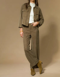 Velvet Heart Alyx Pants in olive - women's pants