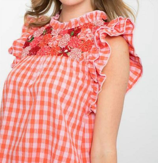 Thml - Dawn Of My Heart Gingham Top