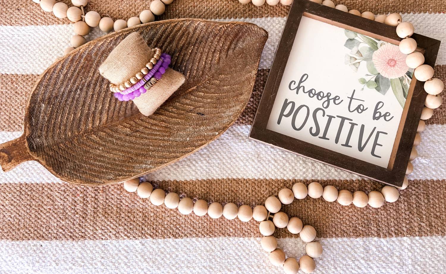 White Label - Women's Beaded Stack Bracelet