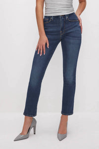 Good American - Good Leg High Rise Straight Jeans